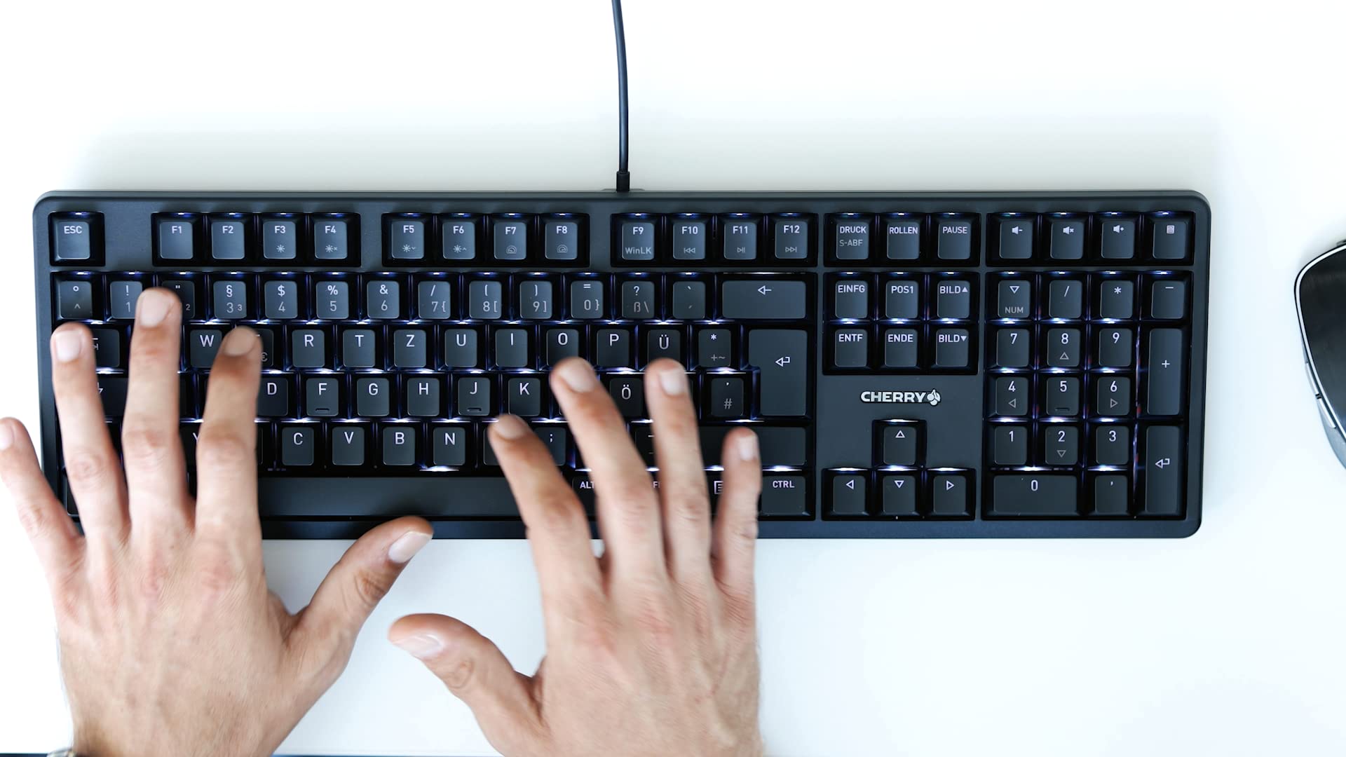 Amazon | Cherry MX RGB メカニカルキーボード MX レッド サイレント
