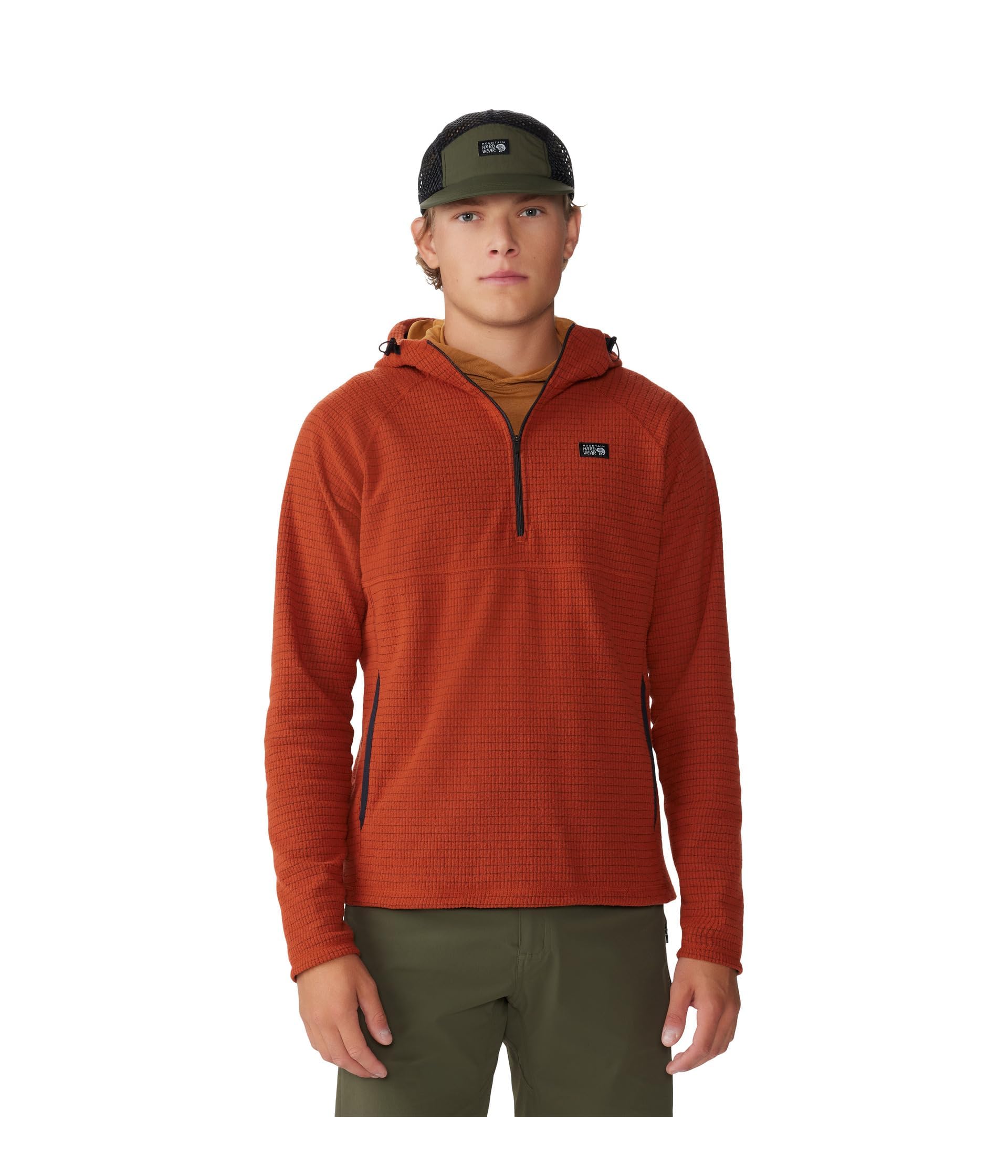 Mountain HardwearMen's Summit Grid Hoody Fleece Jacket