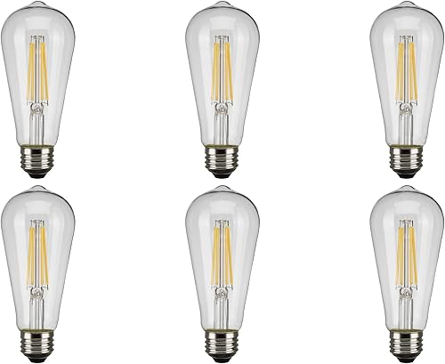 Satco S9895/06 - Bombilla LED ST19 de 7 W, 3000 K