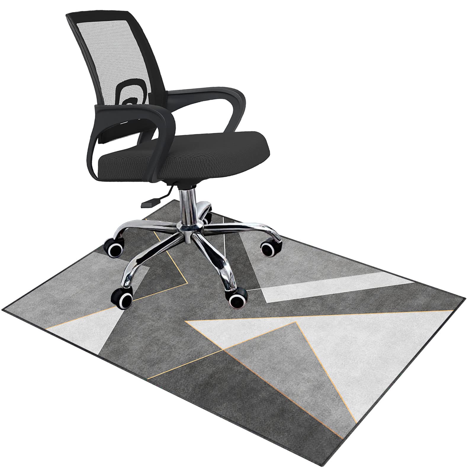 EYZO Office Chair Mat For Hardwood Floor | Gaming Chair Mats 100 ร 140 cm | Hard Floor Multi-Purpose Carpet Protector Mat | Non-slip Desk Chair Mat For Wooden Floors | Computer Chair Rug For Home