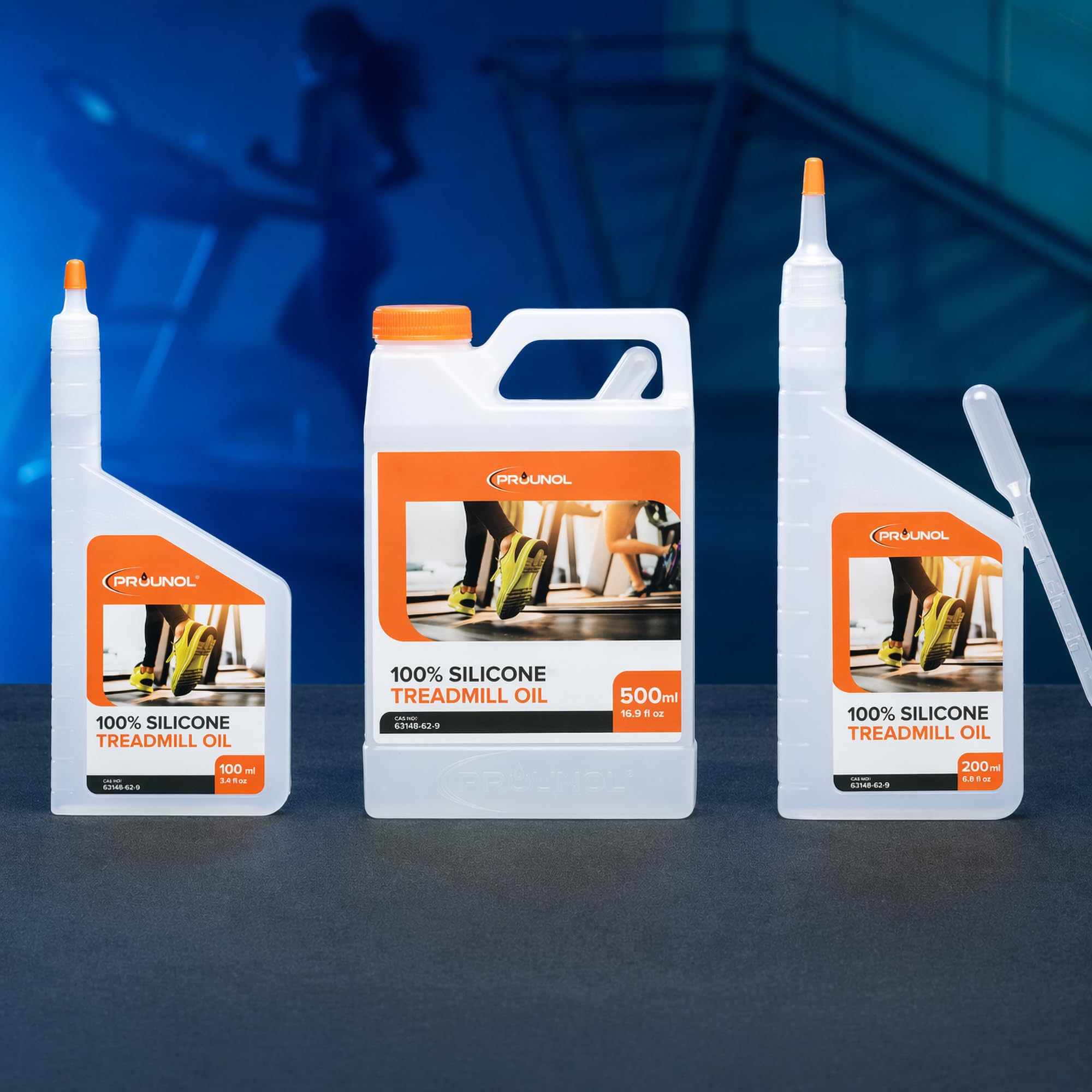 Prounol Huile Tapis de Course – 200 ML – Lubrifiant Tapis de Course Électrique – Fabriquée dans l’UE – Huile Silicone Qui Dépasse Les Exigences des Fabricants D’Équipements De Fitness