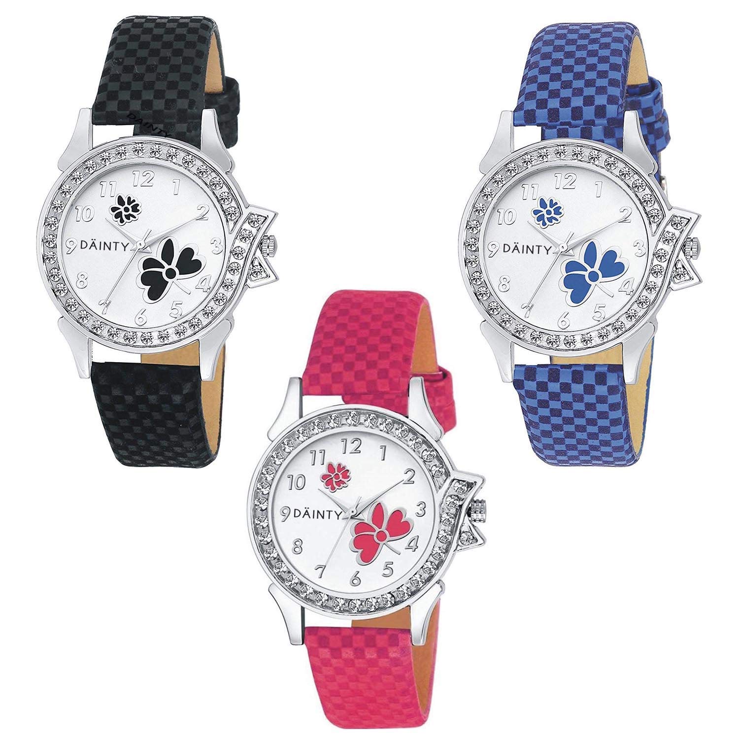DAINTY Analogue Women's & Girl's Watch (Pack of 3)
