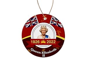Queen Elizabeth Platinum Jubilee Keepsake Ceramic Christmas Ornament