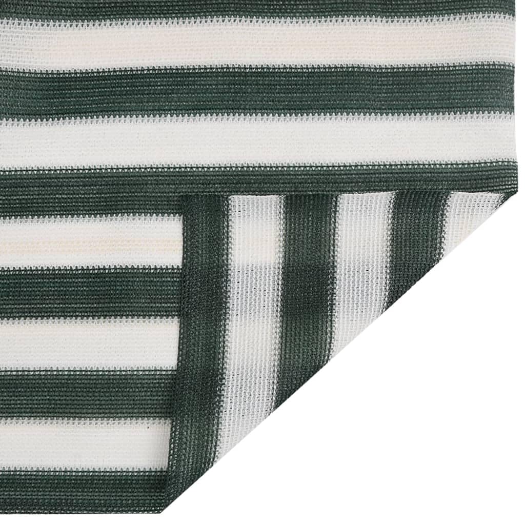 Panneau de clôture vert et blanc - 1,5 x 10 m - PEHD - 195 g/m² - Protection contre les regards indiscrets - Pour jardin, balcon, terrasse