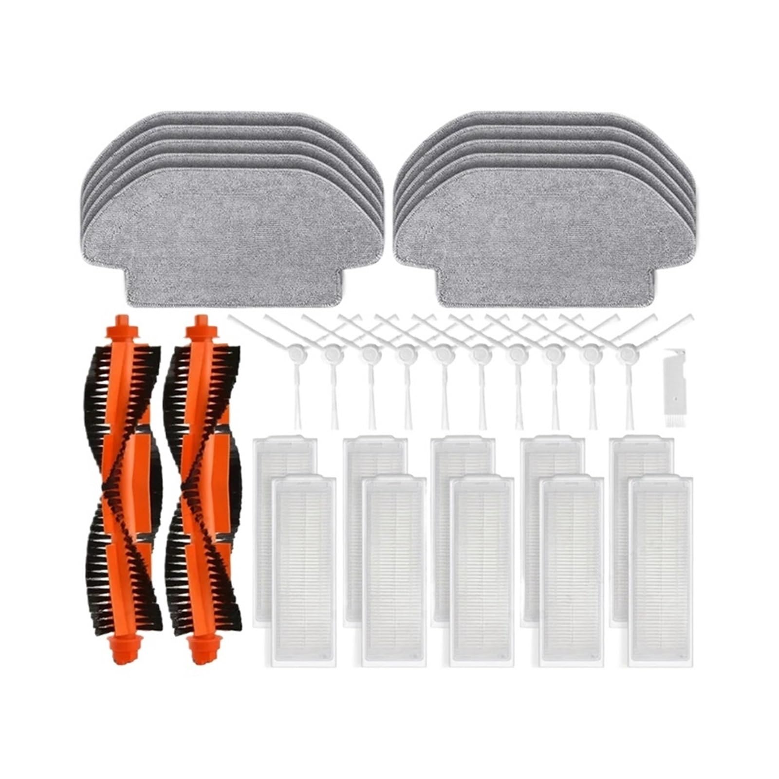 Filtr szczotki bocznej, pasuje do Xiaomi, robota odkurzającego S10 S12 B106GL Części zamienne Główna ściereczka mopa Akcesoria Głowica szczoteczki robota próżniowego