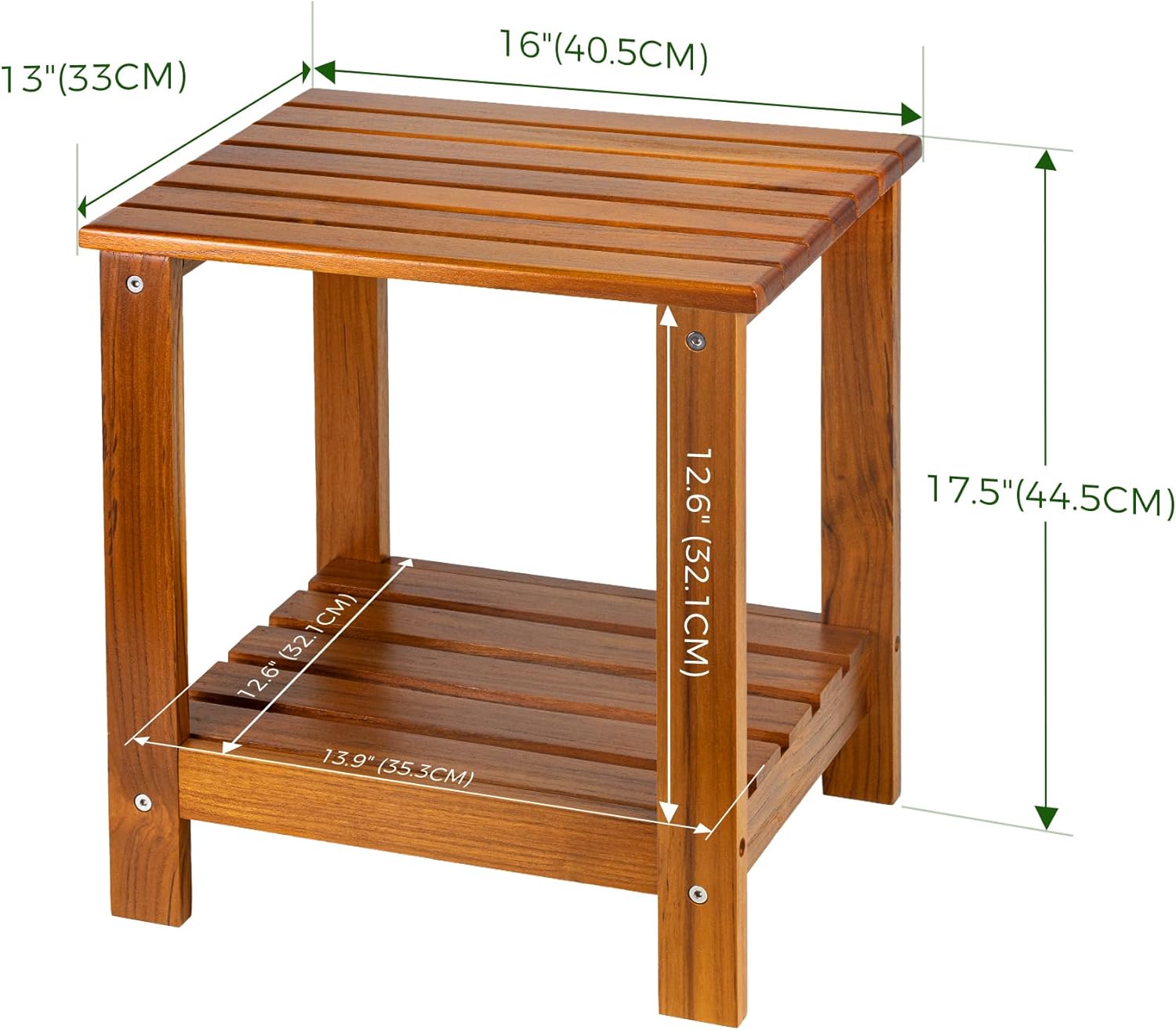 Discover the Utoplike Teak Side Table: Your Perfect Outdoor Accent!
