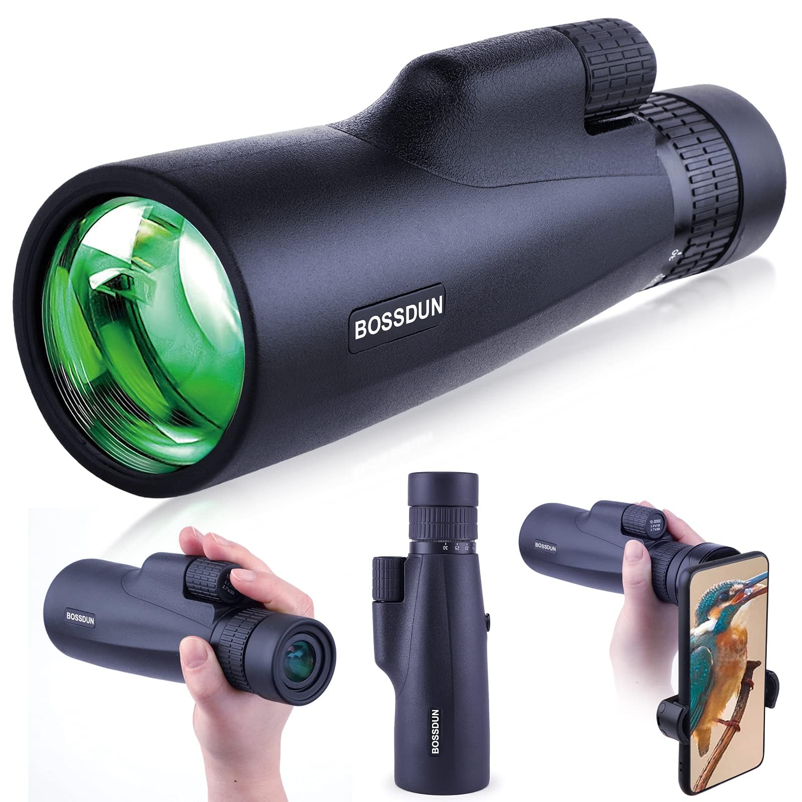 Amazon | 単眼鏡 望遠鏡 10-30x50 高倍率 望遠レンズ BAK4プリズム FMC  