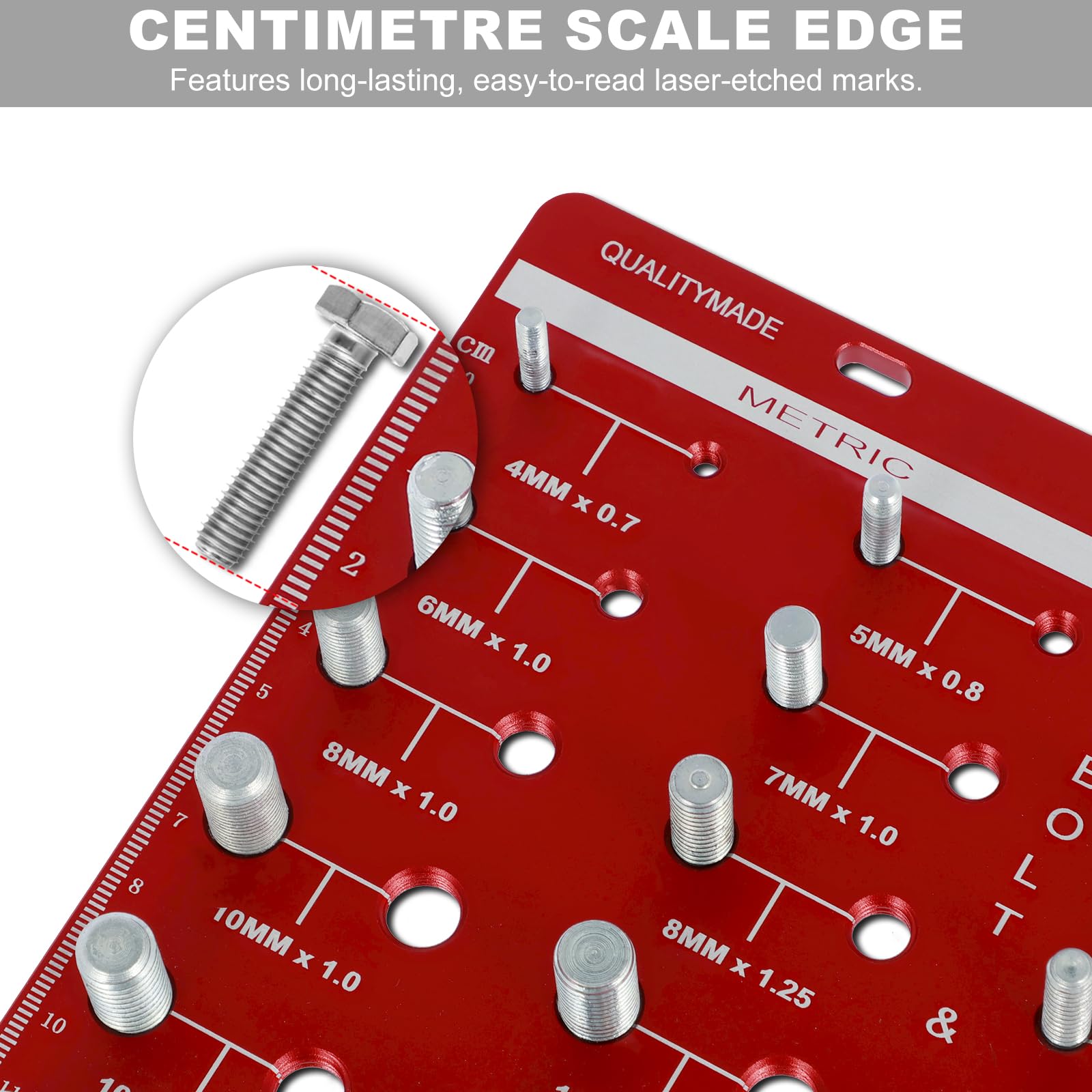 Snapklik.com : Thread Checker, Nut And Bolt Thread Checker Set ...