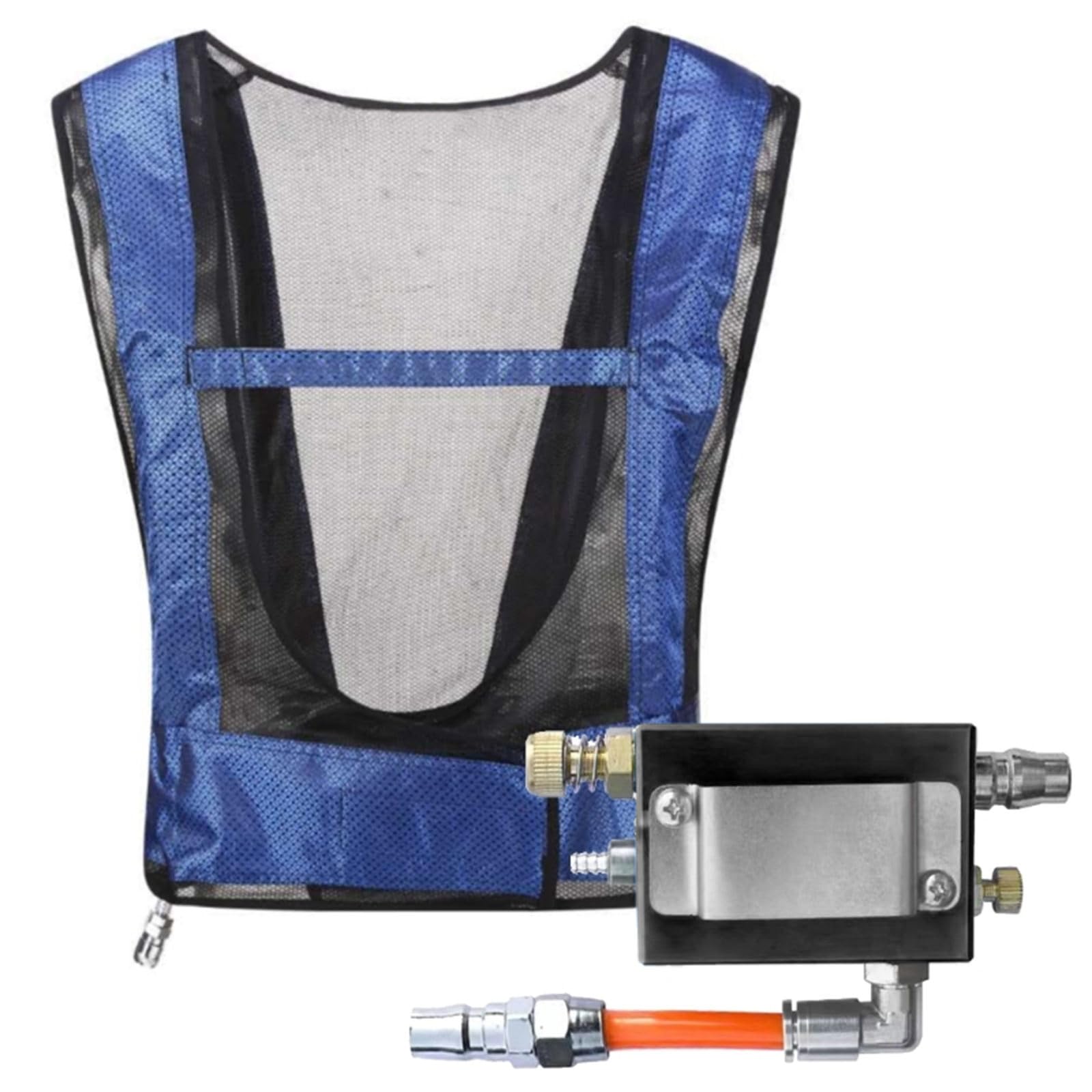 Gilet Gilet Refroidi À L'air Comprimé Pour Les Travailleurs L'usine Équipement Soulagement Contrainte Thermique Contrôle Température À Usage Industriel