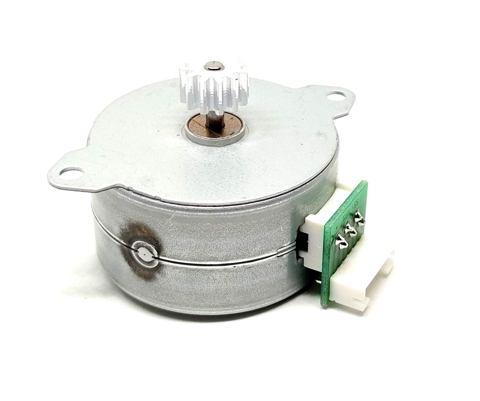INVENTO 1Pcs DC Stepper Motor 42mm 3.5kg-cm 2 Phase 4 Wire Micro Stepping Motor with 12 teeth Gear for DIY Projects