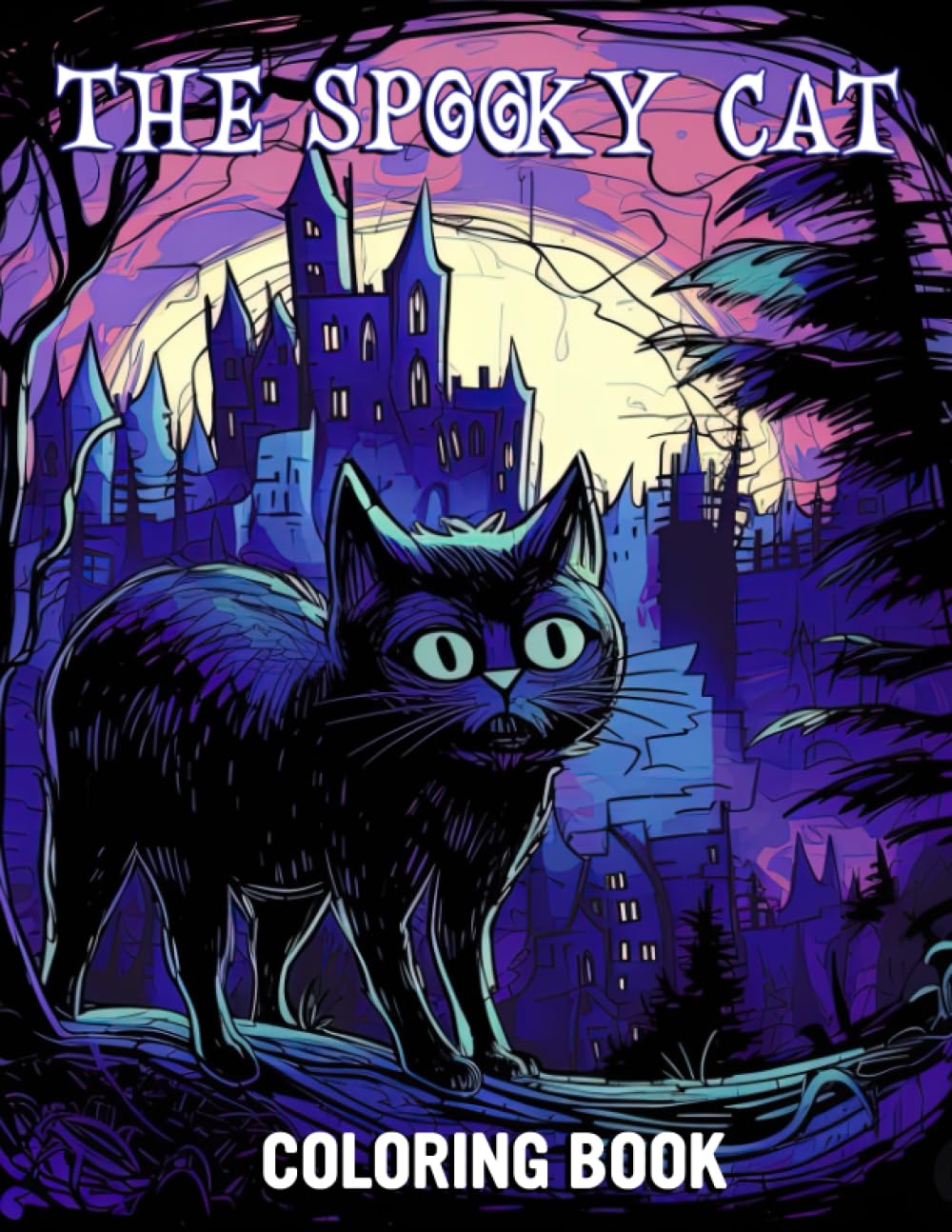 Buy The Spooky Cat Coloring Book: Enter the World of Spooky Cats with