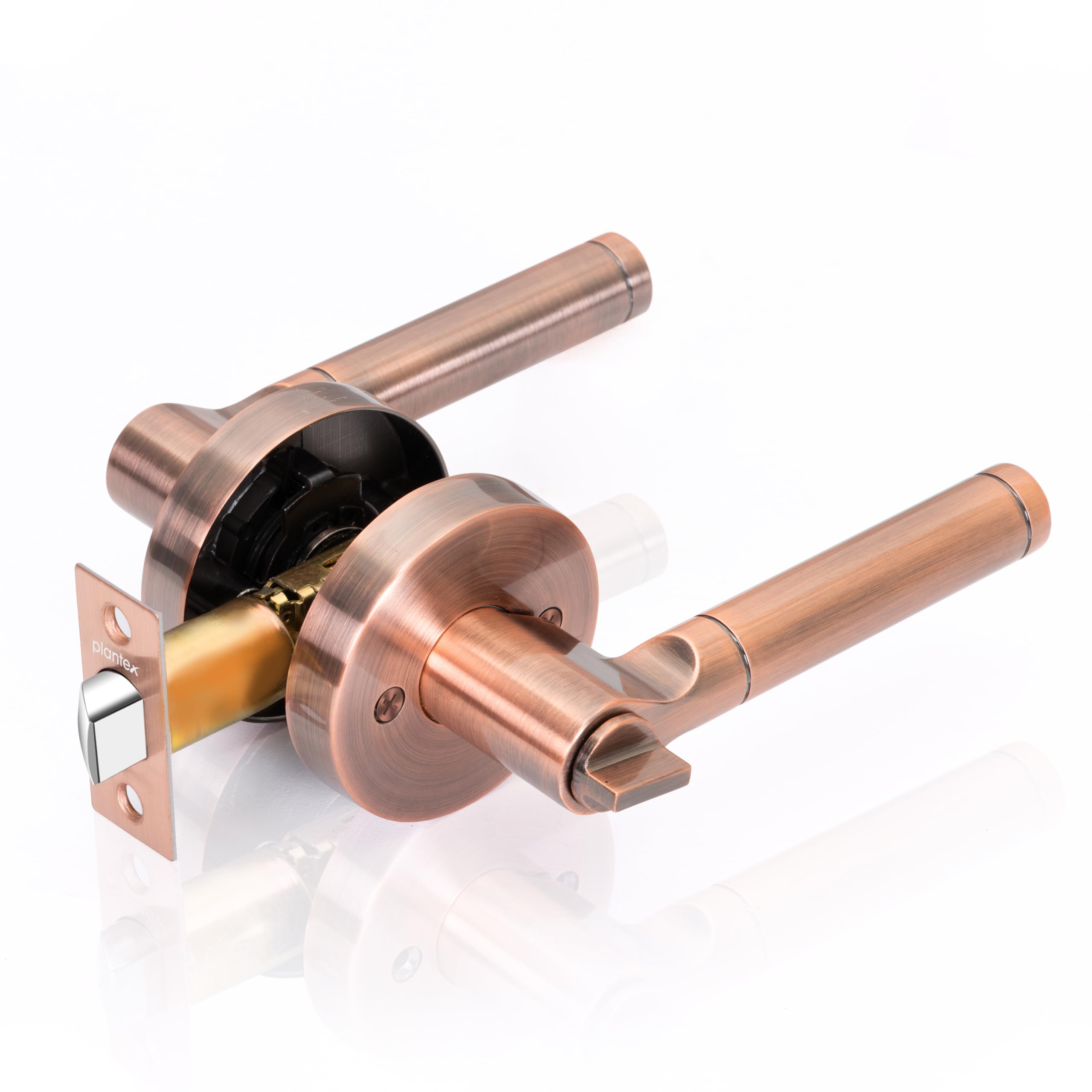 Plantex New Age Bathroom Door Locks/Key-Less Door Lock Set for Bedroom/Balcony/Office/Storeroom with Adjustable Latch - Reversible Design (Copper Antique Finish, 30mm to 50mm Door Range) (B0CMQXCPZB) Amazon Price History, Amazon Price Tracker