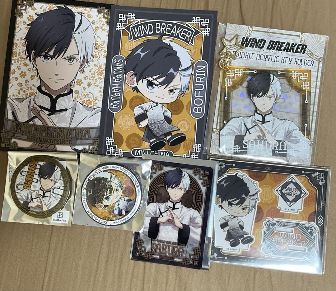 Amazon.co.jp: ウィンブレ wind breaker 桜遥 ポストカード 缶バッジ