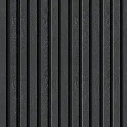 Papel De Parede Adesivo Madeira Ripado Preto Rolo 2,5m