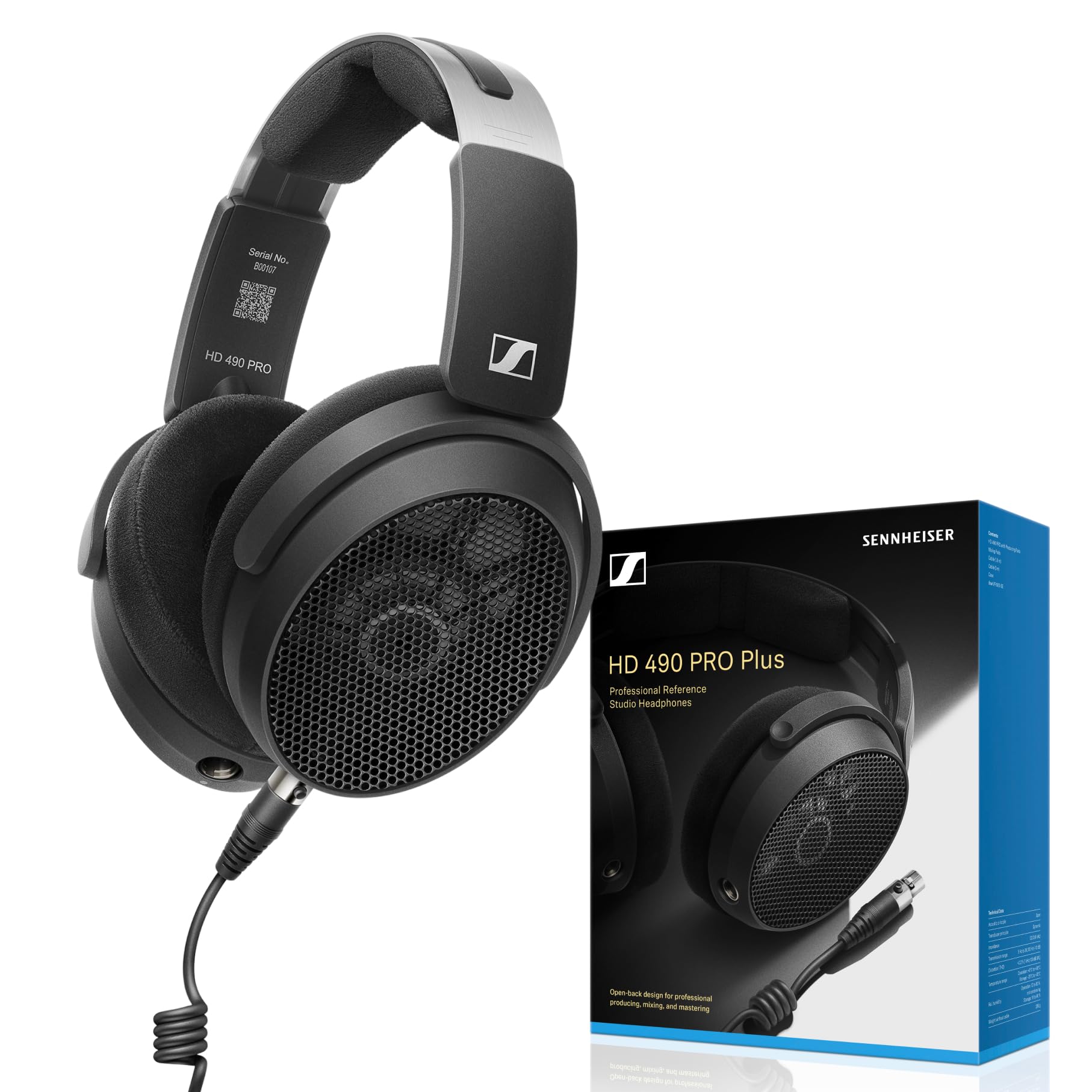 Sennheiser HD 490 PRO Plus 開放型スタジオモニターヘッドホン