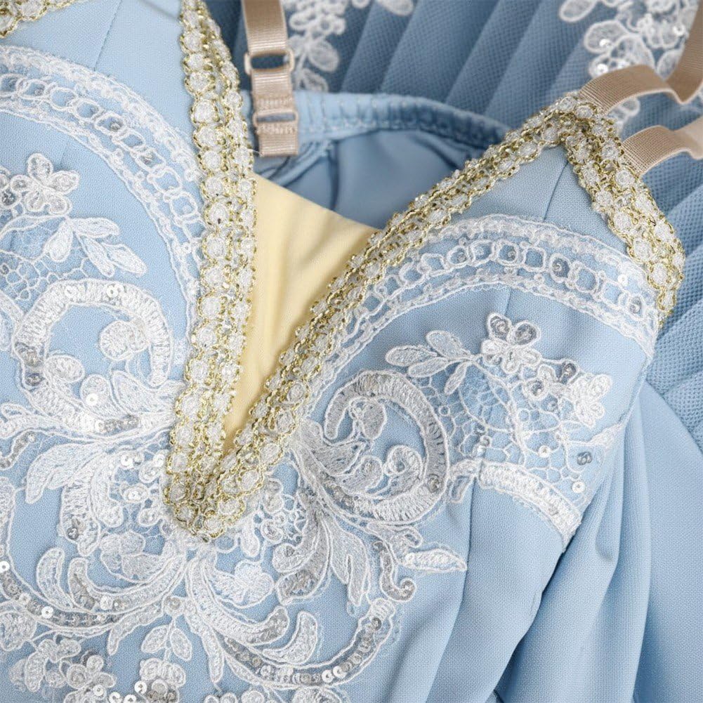 Leotardos De Ballet con Lentejuelas para Mujer, Disfraz De Bailarina del Lago De Los Cisnes, Camisola con Falda, Actuación Profesional, Falda Tutú De Ballet del Lago De Los Cisnes para Adultos