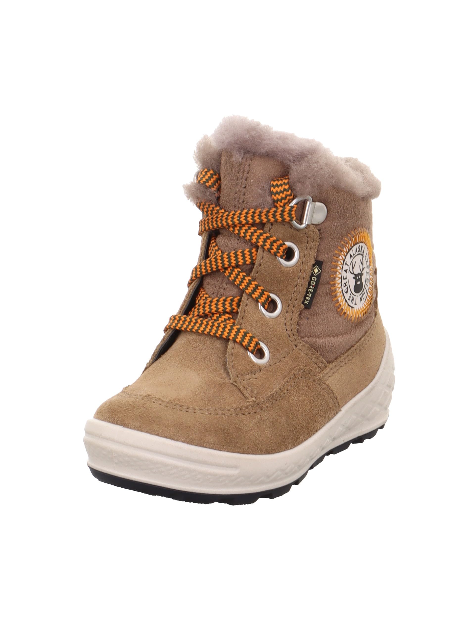 Superfit Jungen Groovy 2.0 Gore-tex Schneestiefel, Braun Orange 3000, 23 EU Weit