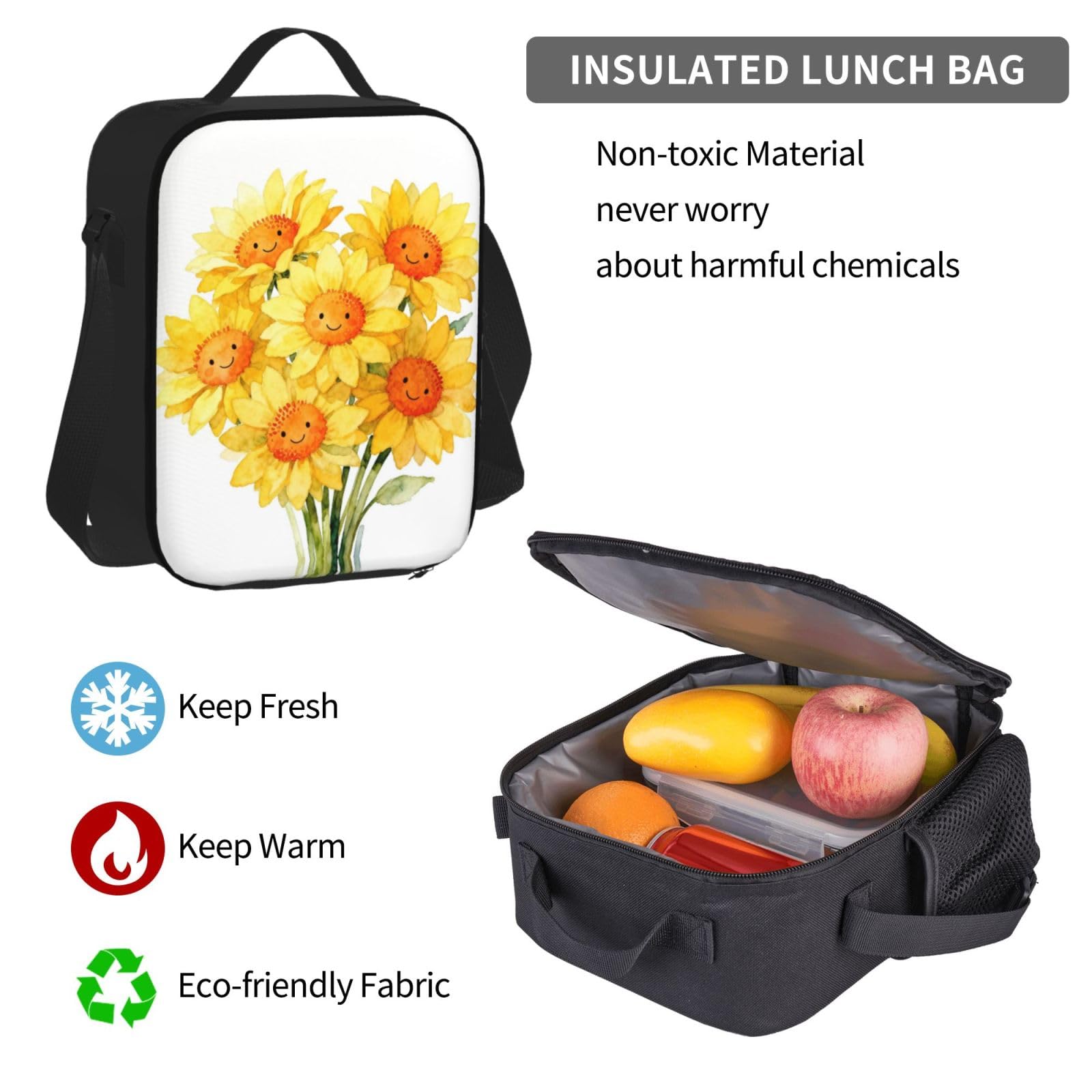 Set 3 in 1 borsa da viaggio per pendolari, borsa termica per il pranzo, borsa termica per il pranzo, borsa da lavoro con custodia per laptop