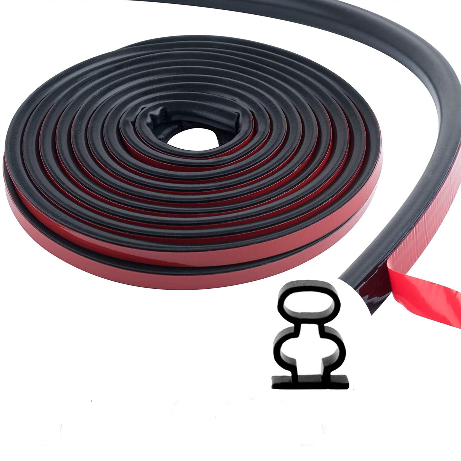 Silicone Soundproof Door Seal Tape 6M