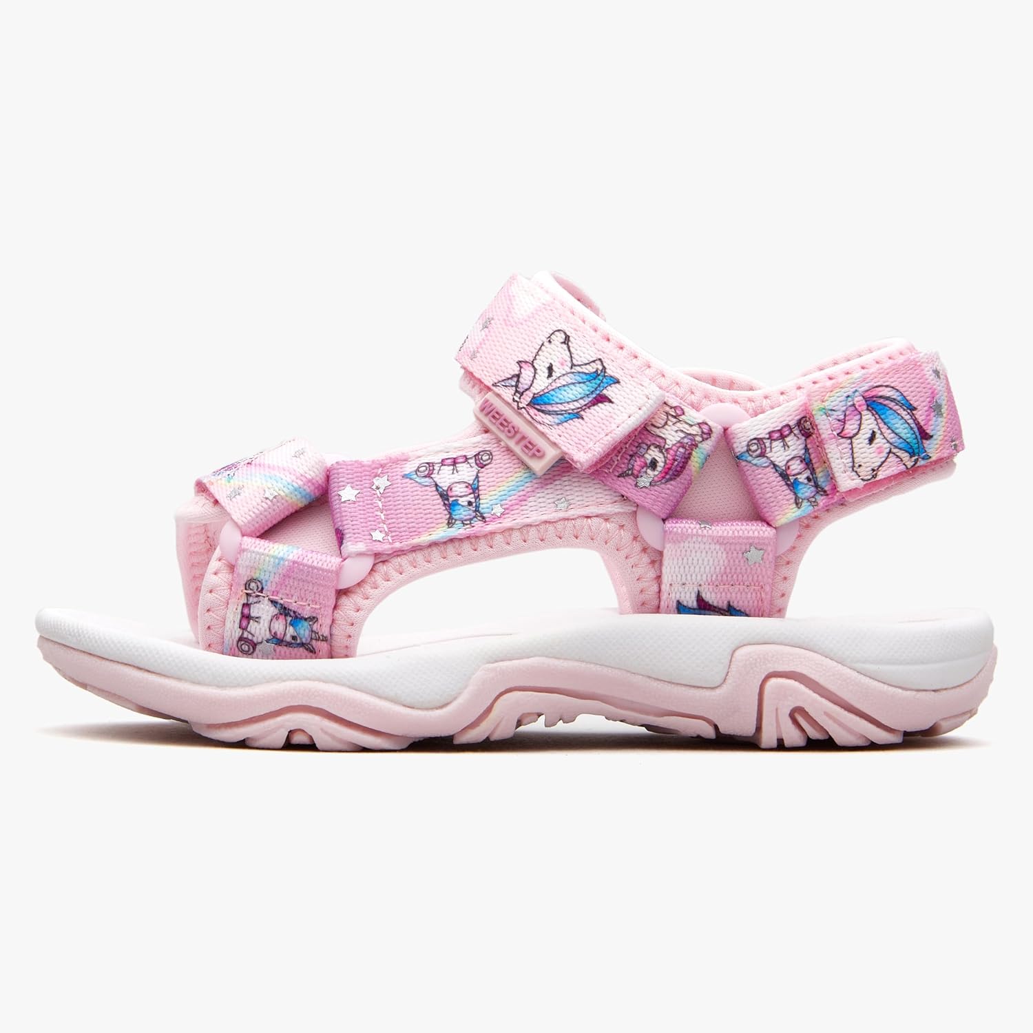 Weestep Girls Boys Comfort Sandals Adjustable Straps for Toddler Little Kid