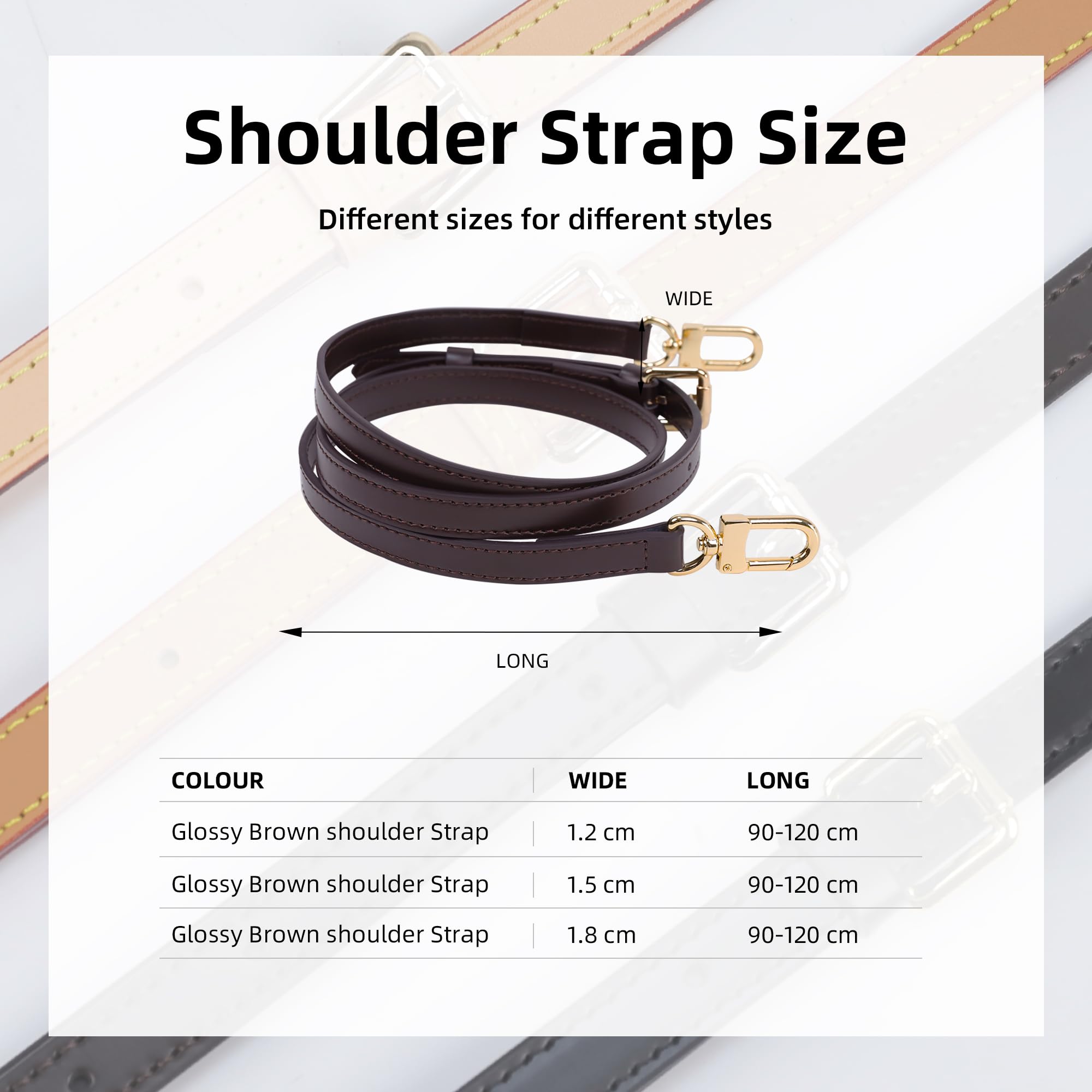 Cinghia Da Taschino, Tracolla Per Borse, Tracolla Dorata, Tracolla - Foto 6