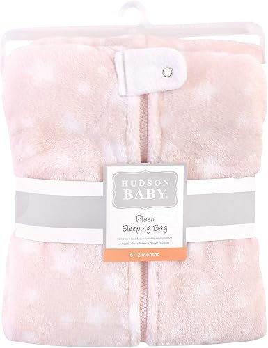 Miniatura 8 de Hudson Baby Saco de dormir unisex de felpa para bebé, saco de dormir, manta, estrellas azul marino, 0-6 meses