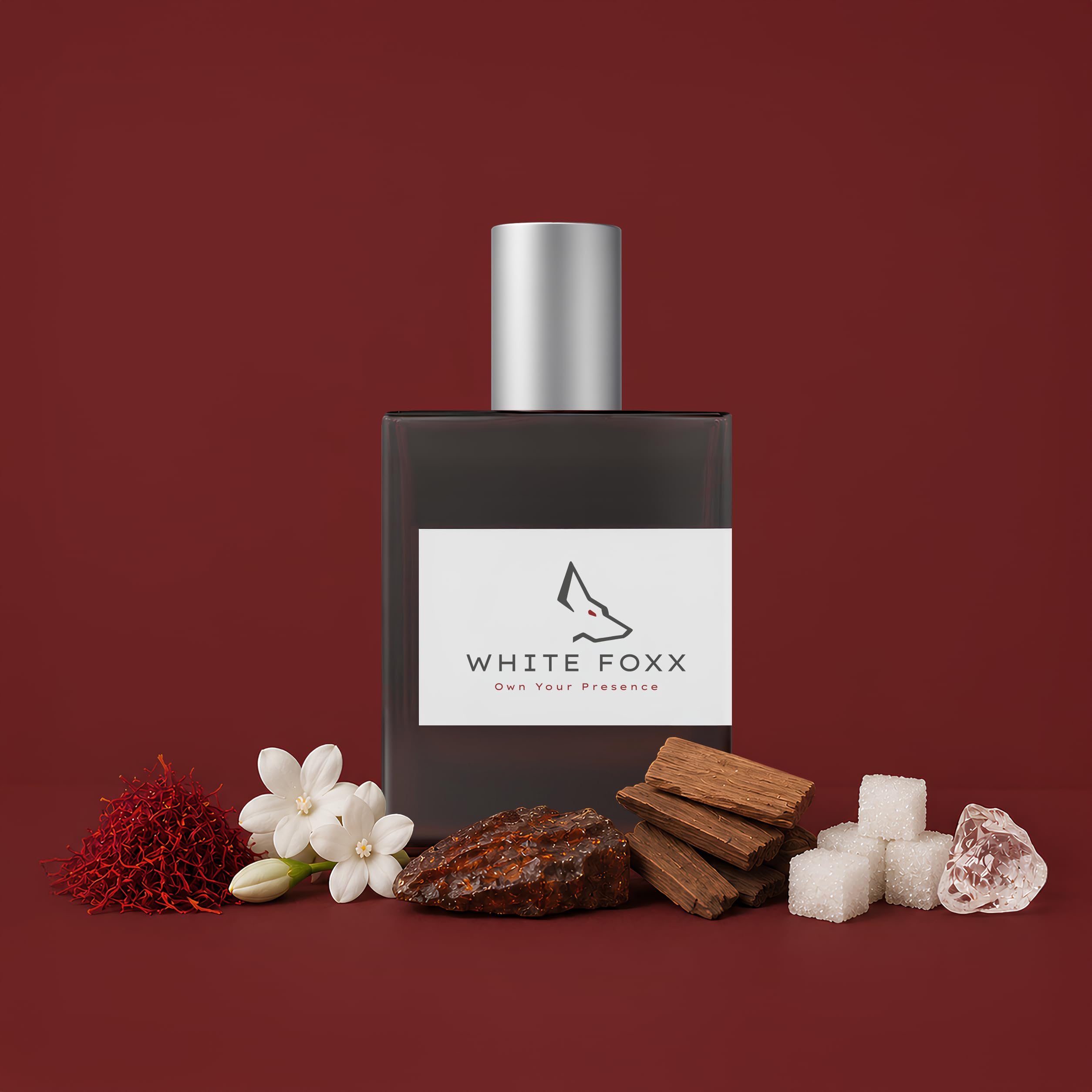 White Foxx Rouge Elixir Unisex Extrait de Parfum with Saffron, Jasmine and Ambroxan, Long-Lasting-image-45