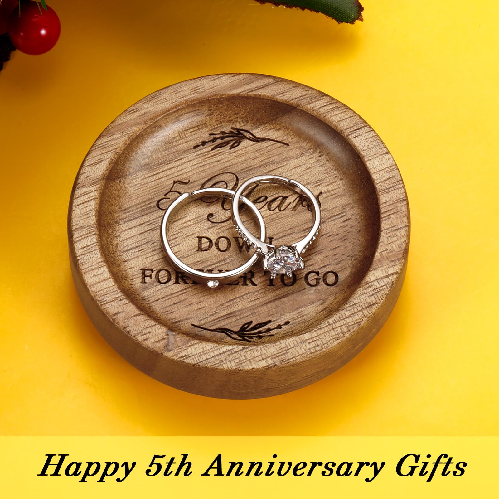Presents For Men Wooden Bookmark 5 Year Anniversary Wood Gift For Him ...