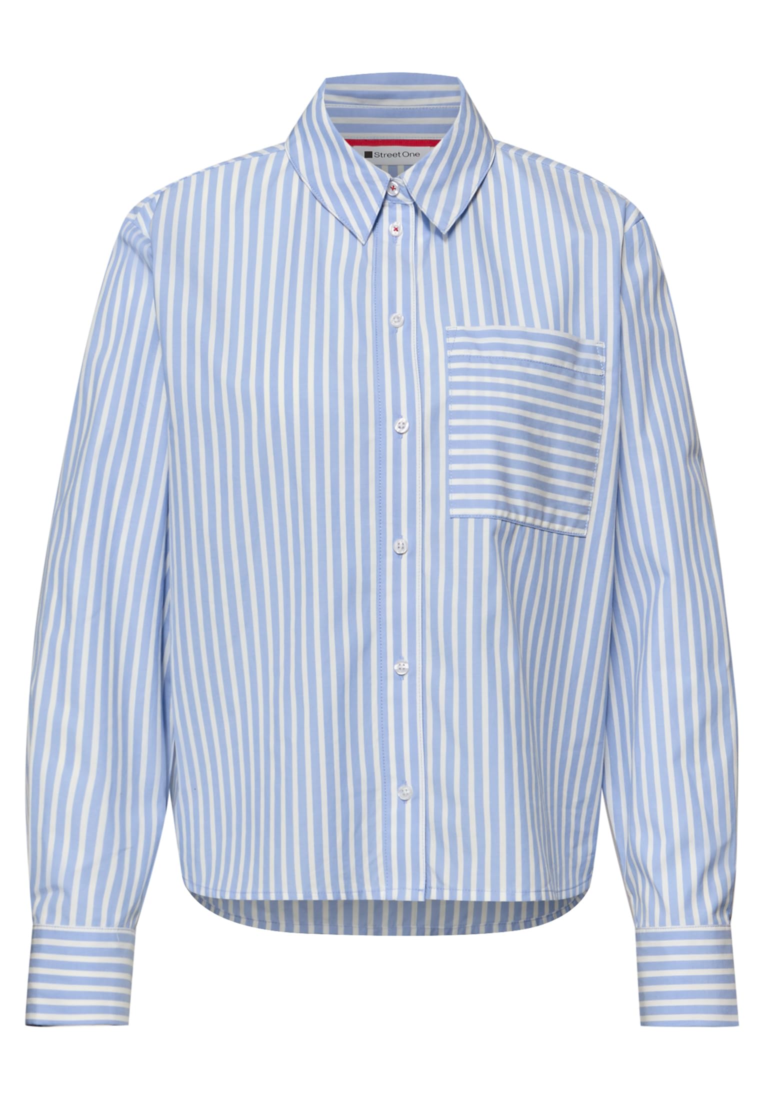 Street One Bluse mit Hemdkragen und Backprint