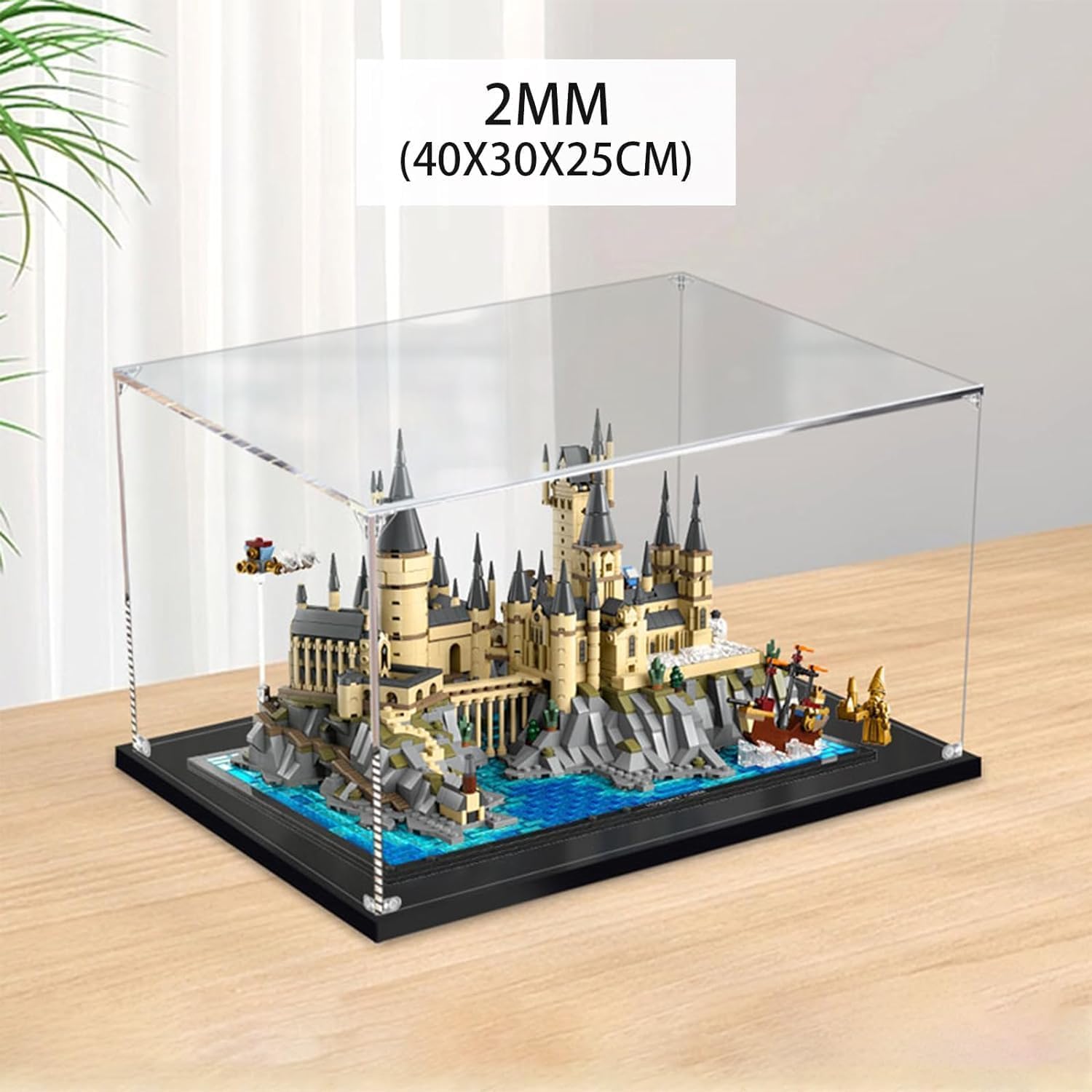 Boîte Vitrine Acrylique Compatible avec 76419 , Amélioré Présentoir Boîte Anti-Poussière Display Case Transparent Boîte d'affichage