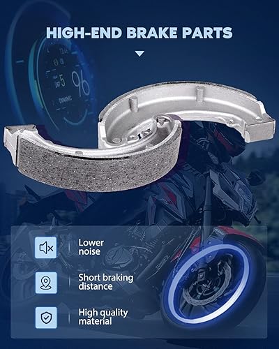 Miniatura 2 de ECCPP Zapatas de freno para Honda FourTrax 300 TRX300 2x4, EBC345 315 zapatas de freno delanteras y traseras 1988-2000