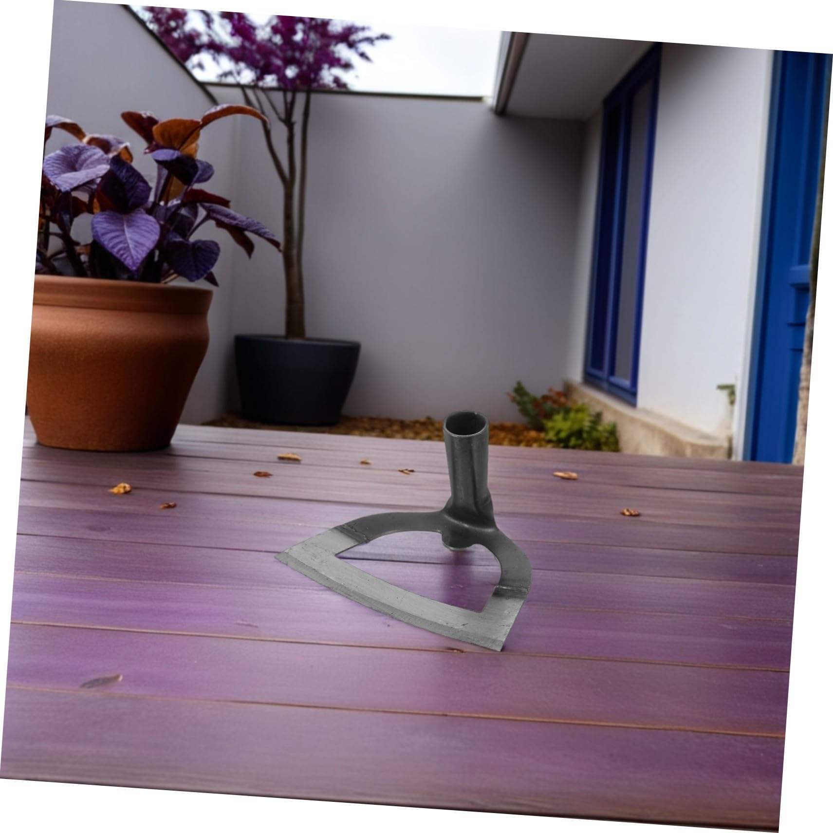 TOYANDONA 2 Stück Gartenhacken aus Edelstahl mit Scharfer Klinge und Klassischem Design Hohle Hacke zum Jäten und Bodenlockern für Gartenarbeit und Unkrautentfernung