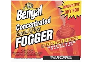 Chemical 55201 Roach and Flea Indoor Fogger | Effective Cockroach Killer Indoors