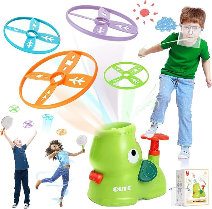 Flying Disc Launcher,Fliegende Untertasse Spielzeug,Flugscheiben