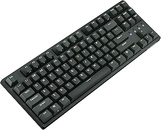 DURGOD Taurus K320 TKL Mechanical Keyboard | 87 Keys Tenkeyless | USB C Wired | Doubleshot PBT Keycaps | Programmable Keys | NKRO | Windows & Mac (Dark Green, Cherry Red)