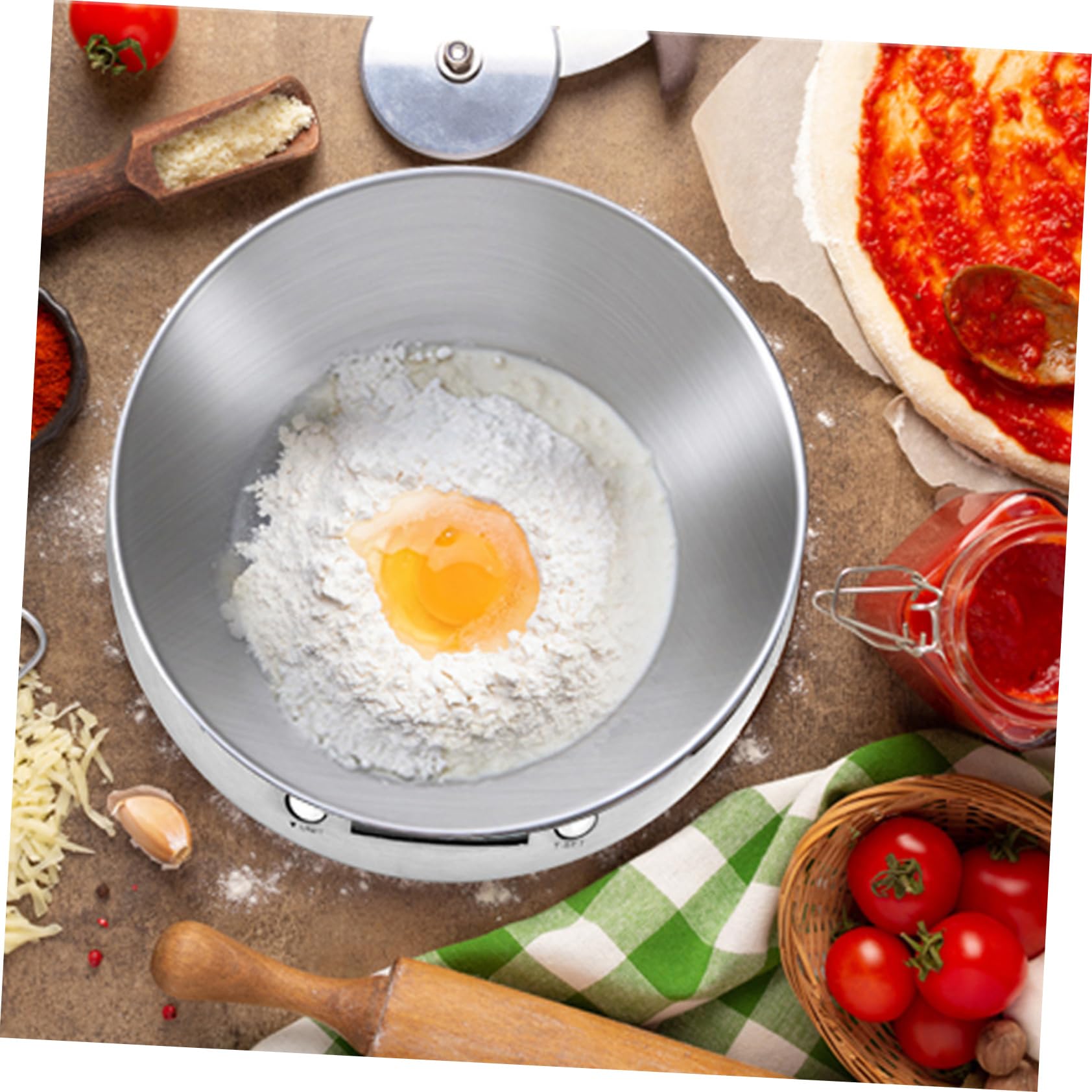 Báscula Alimentos Digital Para Hornear Cocina Peso Exacto Acero Inoxidable