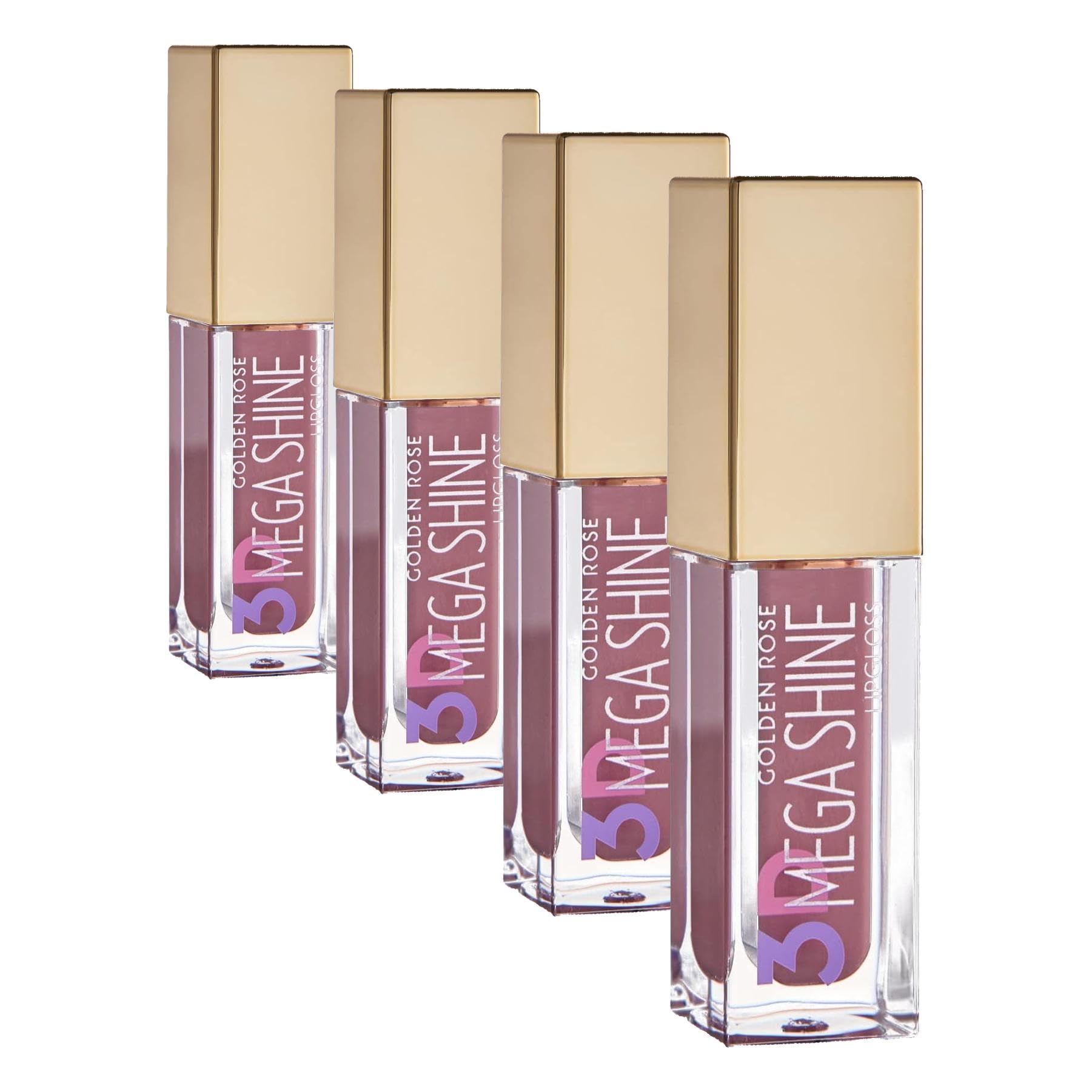 Golden Rose 3D Mega Shine Lipgloss No: 106 Dudak Parlatıcısı (4 paketi)