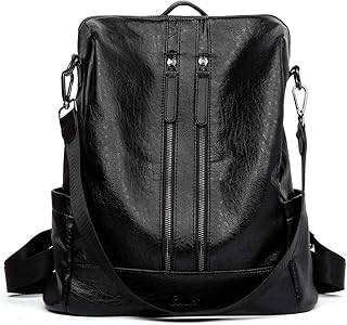 Borsa da donna zaino in pelle moda viaggio casual staccabile borsa a tracolla da donna copribile