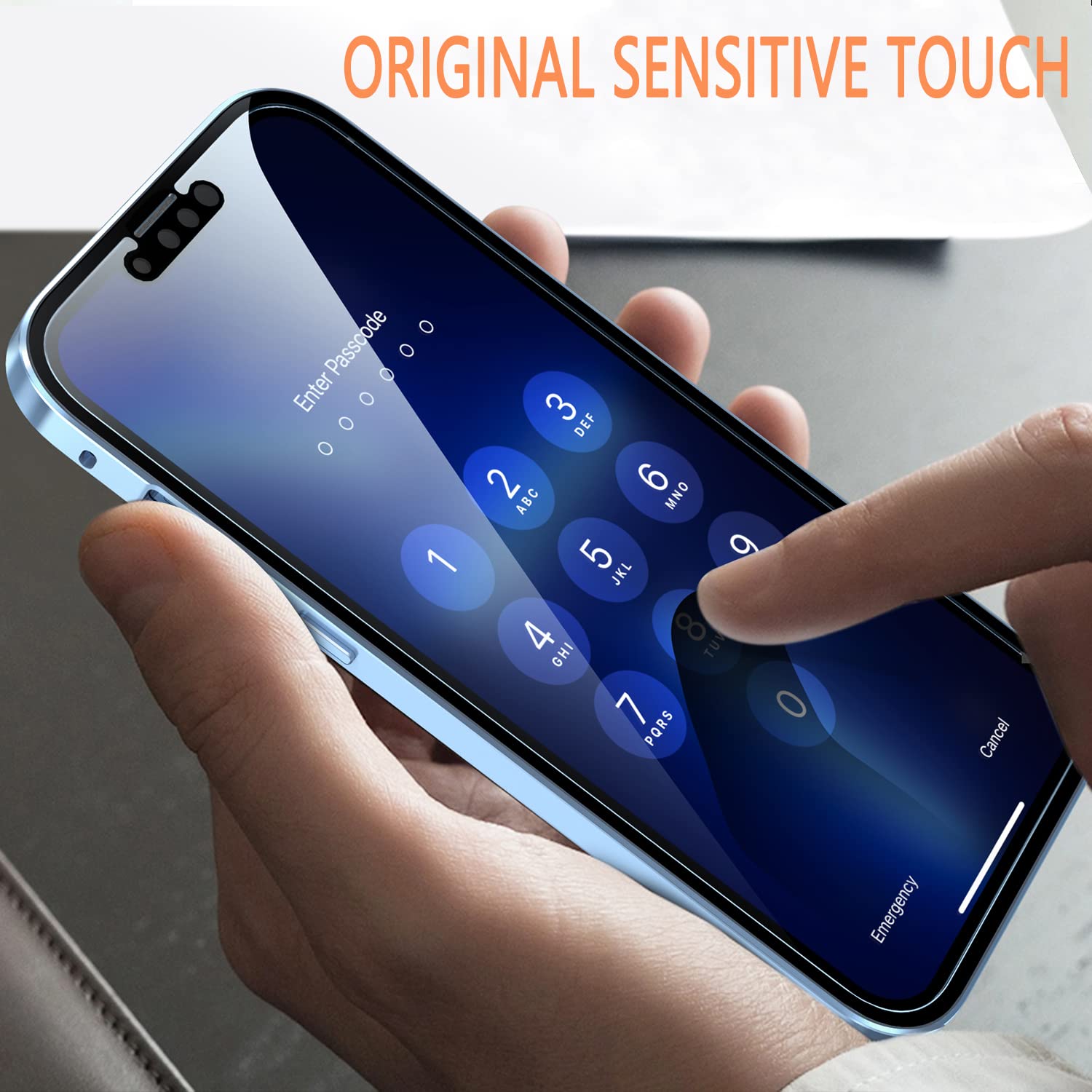 Custodia Magnetica In Metallo E Vetro Temperato Per IPhone 13 Pro – Protezione 360° Con Copriobiettivo, Ricarica Wireless
