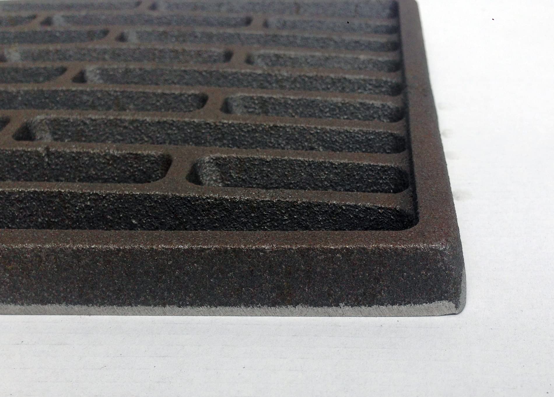 Fondello,Griglia in ghisa,camino,stufa,legna,asole Mattoncino,BBQ 30x20x2 Cm LB-GCMR300200