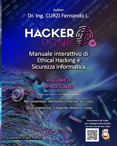Hackerpunk vol.1 "Profiling": Corso interattivo di Ethical Hacker e Sicurezza informatica
