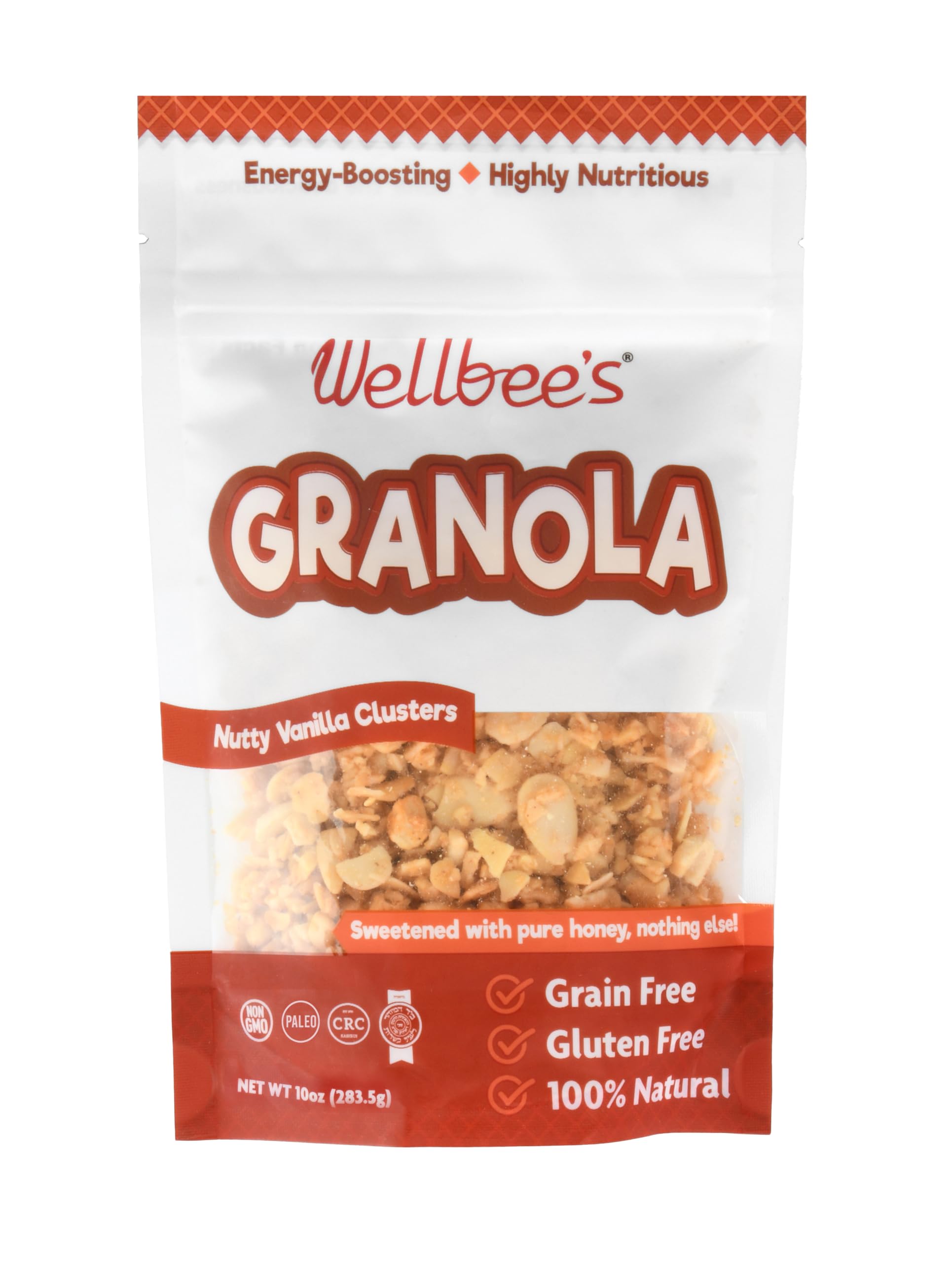 Wellbee’s Super Crunchy Grain Free Granola, Paleo & SCD Approved, 10 oz.