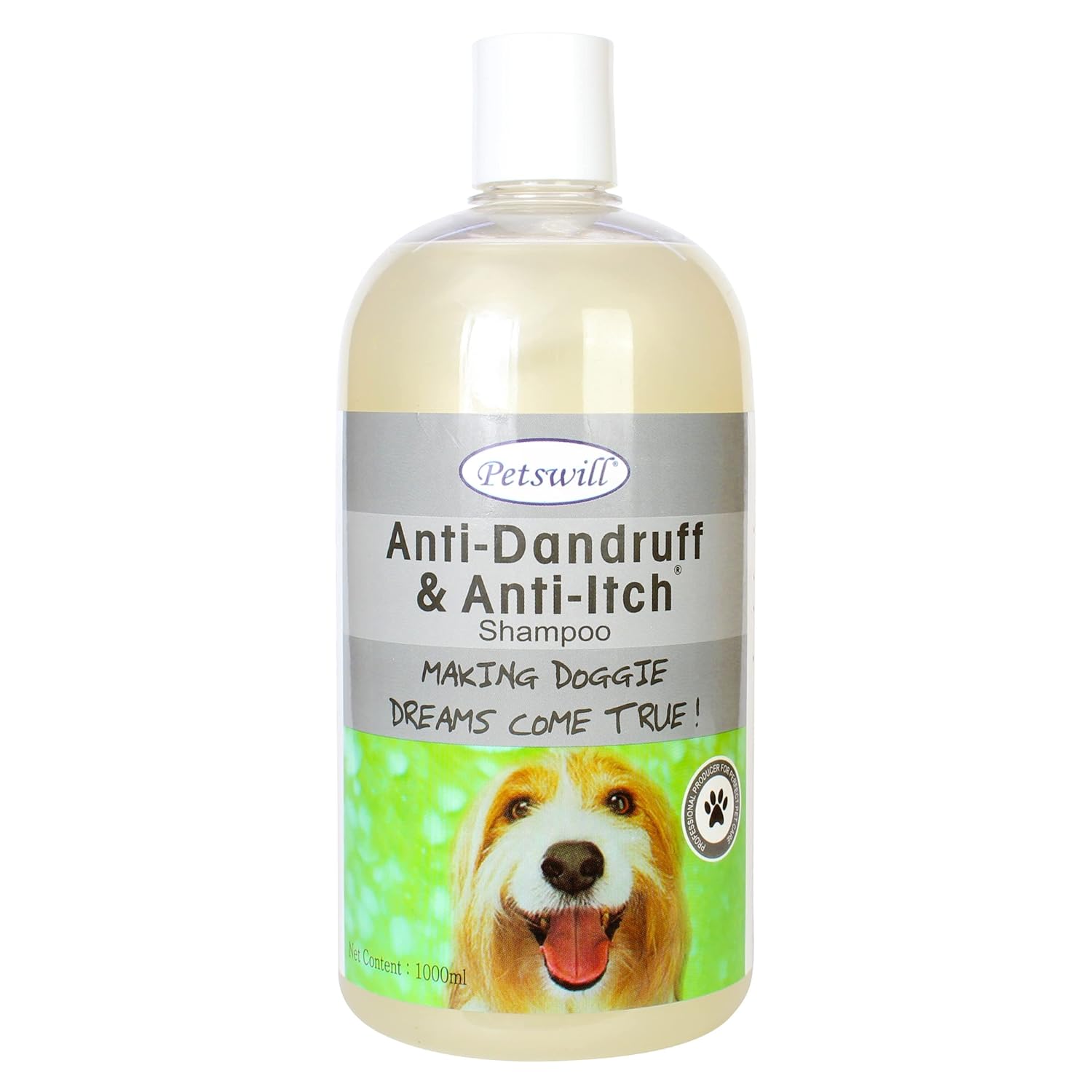 Buy Petswill Dog Shampoo Anti Dandruff, Anti Itch 1 litre