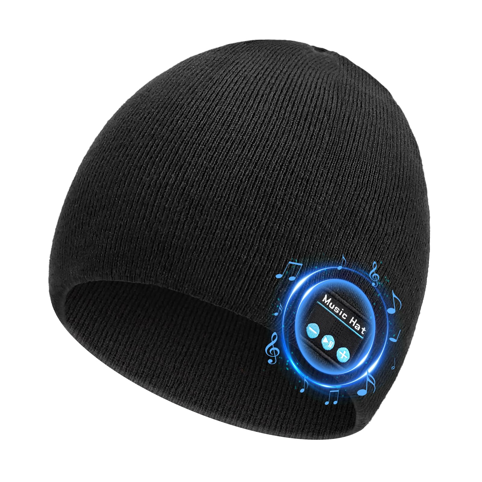 Bluetooth Beanie for Men Women HD Stereo Sound Beanie with Headphones Christmas Tech Gift Stocking Stuffer Idea
