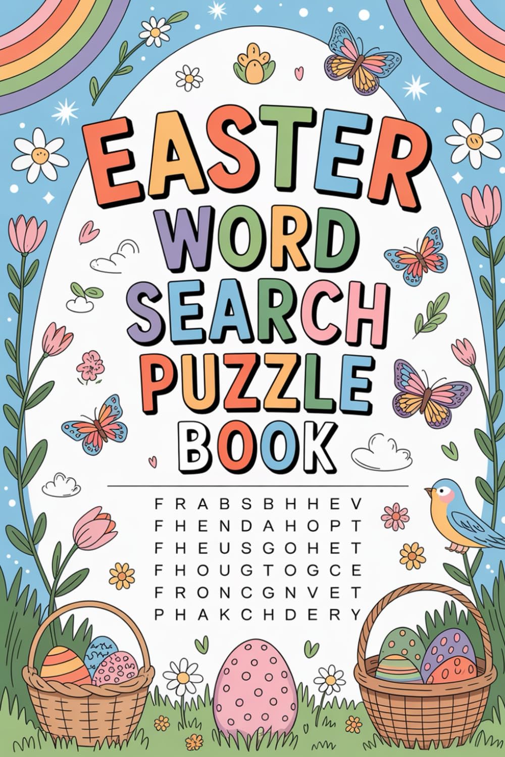 Easter Word Search Puzzle Book: Weekend-Ready Daily Activity Companion for Adults with Vocabulary Practice
