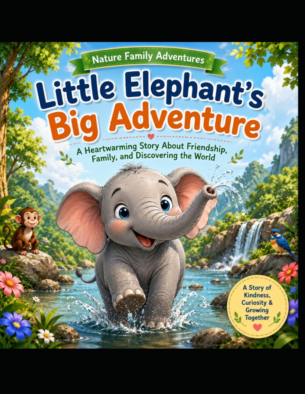 Little Elephant's Big Adventure: A Heartwarming Picture Book About Family, Friendship, and Nature (Nature Family Adventures)