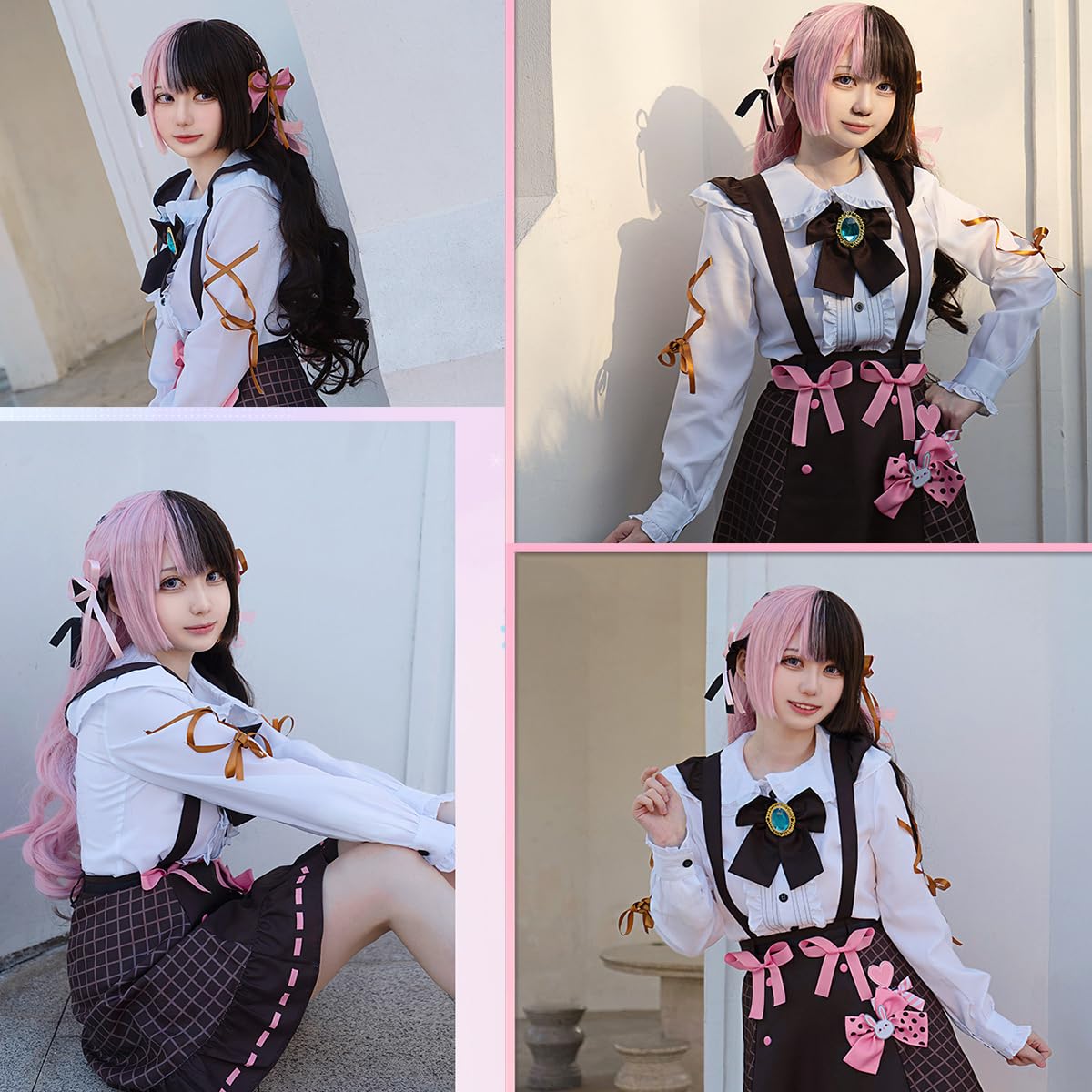 Amazon.co.jp: [YAYANA]橘ひなの Hinanoコスプレ 衣装 制服 ウイッグ