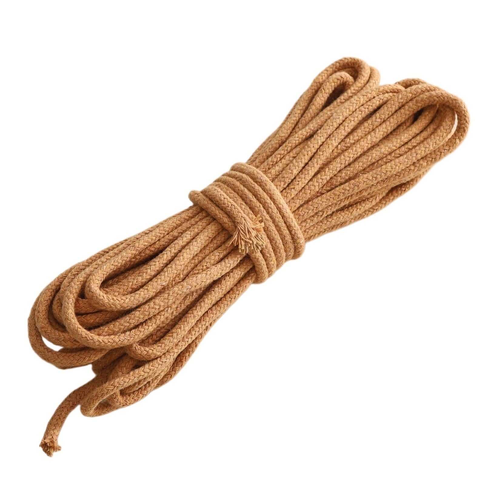 Cotton Macrame Cord 3.0mm 10m Braided Cotton Cord Multi-use Rope for DIY Tapestry Clothing Sewing Craft Projects Handicraft Home Supplies(Color6)