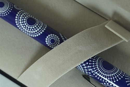 Miniatura 4 de Sheaffer Bolígrafo Rollerball de punta media con detalles de níquel 100 colores morado nacarado y punto de excelencia, punta media. Muy sólido y