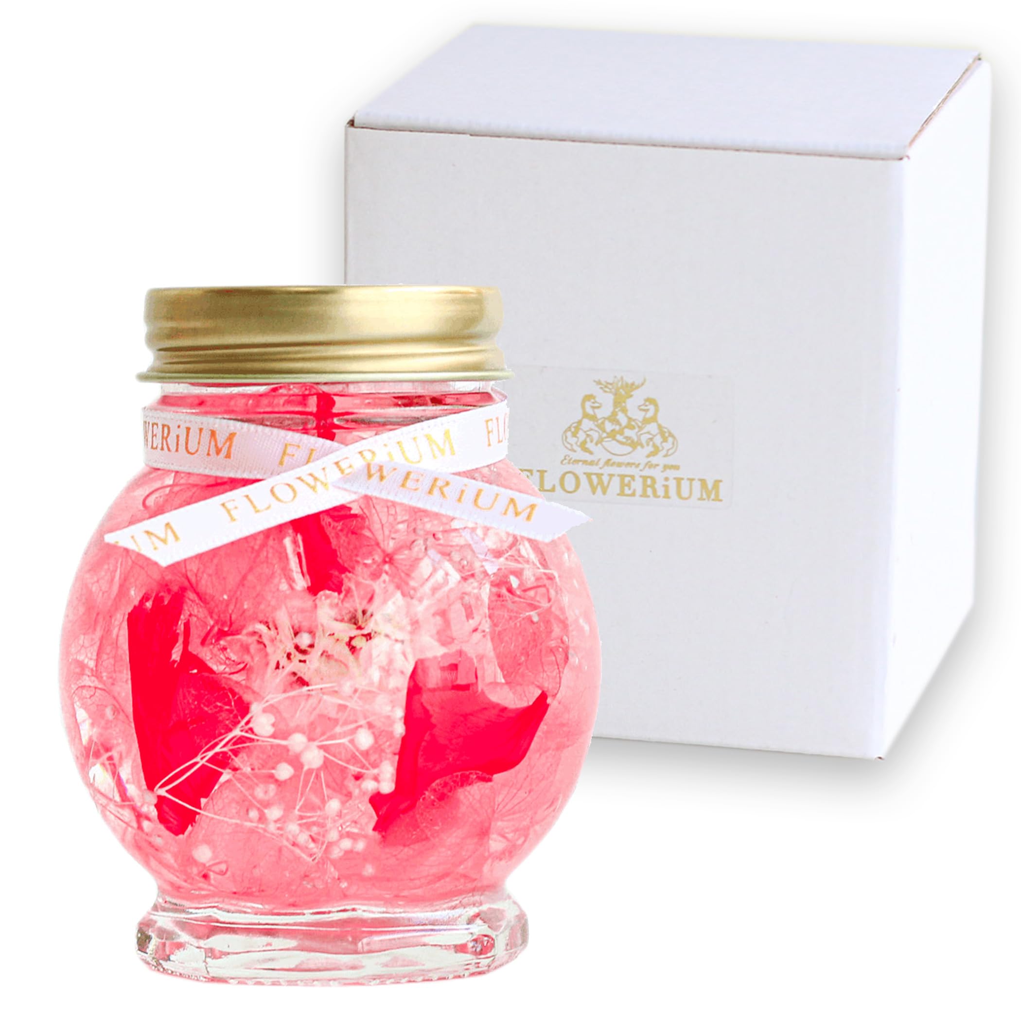 Amazon｜FLOWERiUM ハーバリウム 贈り物 フラワーギフト 日本製 花